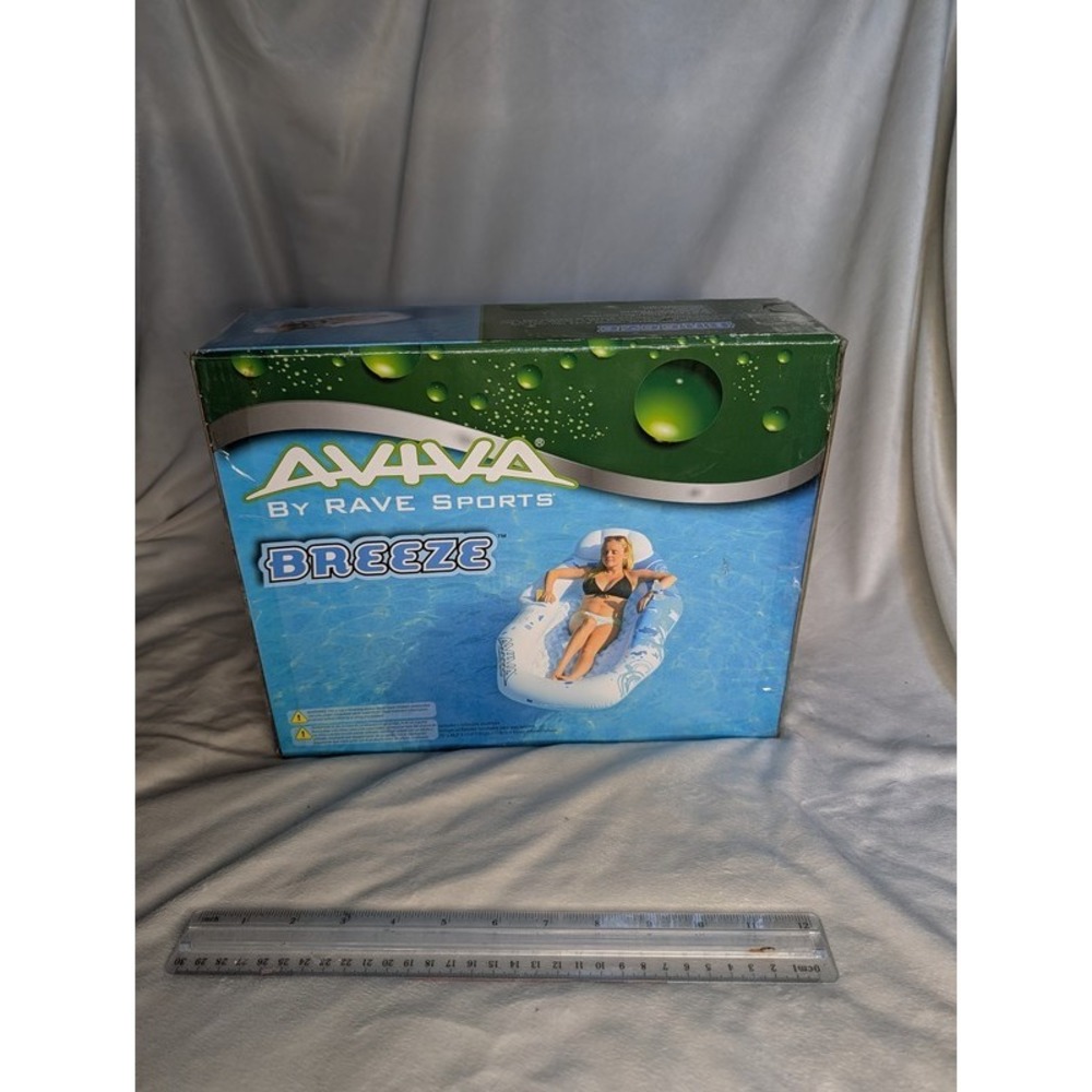 Aviva by Rave Sports Breeze‎ Inflatable Pool Lake Lounge Float Raft New In Box